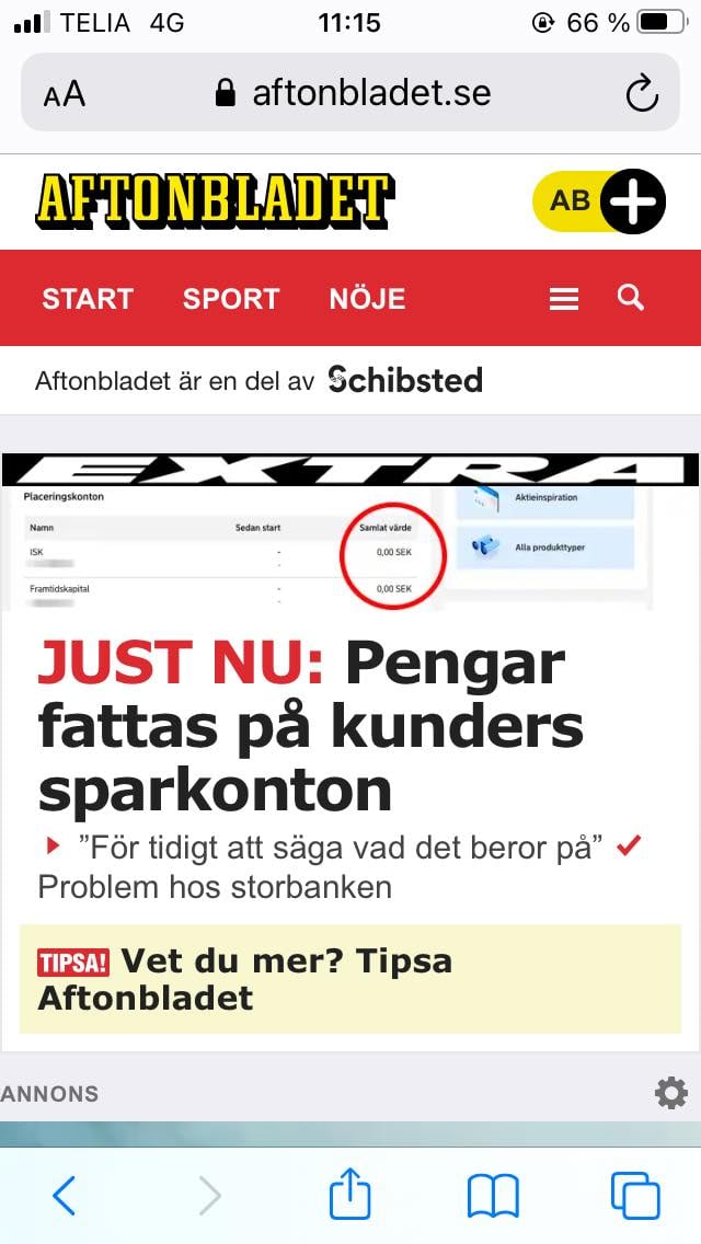 Reaktionsskapande Storbanksproblem