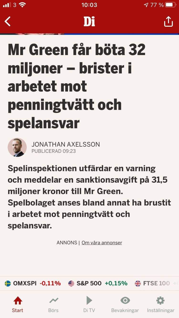 Spelbolagsböter