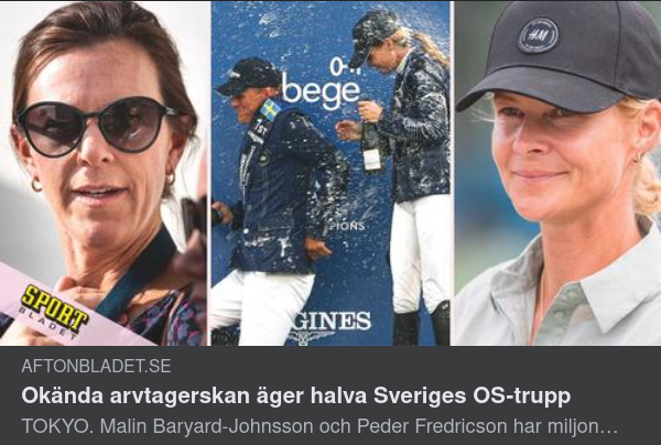 Miljardärsägd OS-Trupp