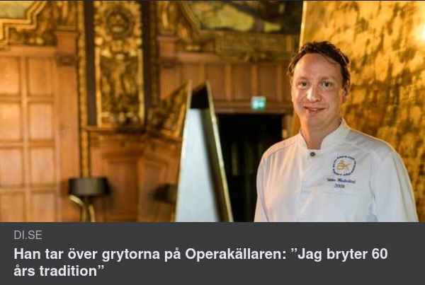 Grytövertagande På Operakällaren