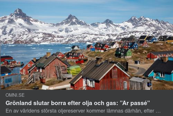 Avslutad Grönländsk Oljeborrning