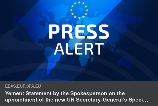 FN Utser Hans Grundberg För Jemen