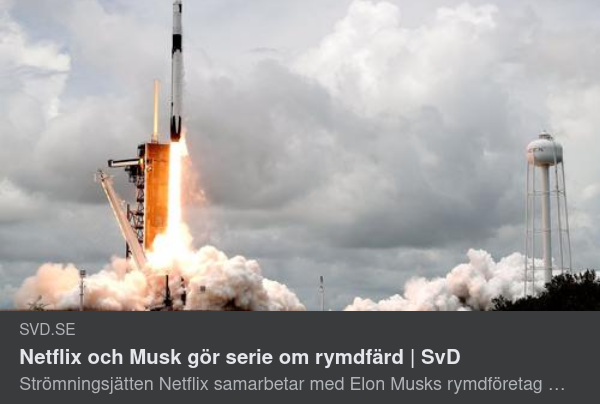 Rymdfärdsserie Av Netflix & Musk