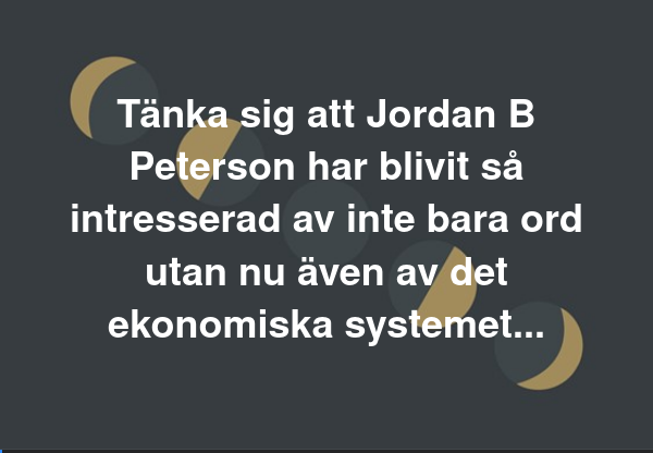 Dr. Jordans Nyblivna Intressen