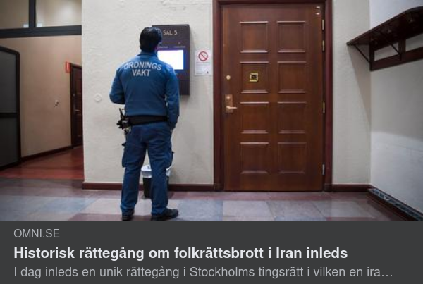 Folkrättsbrottsrättegång Inledd I Stockholm