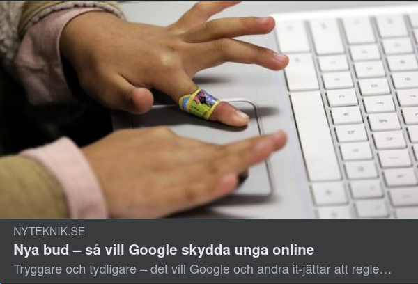 Ungdomsskyddande Google