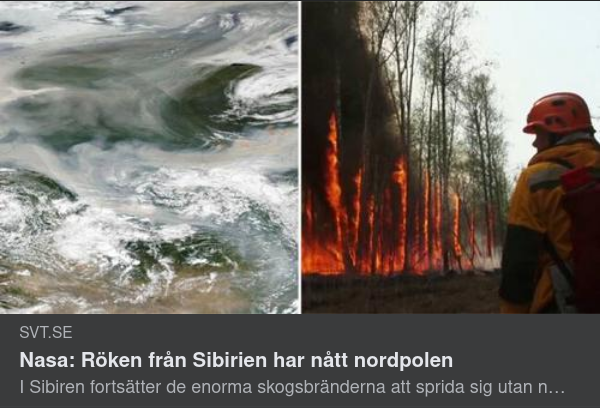 Rysk Brandrök På Nordpolen