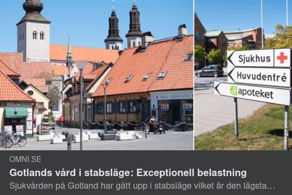 Gotländsk Sjukvårdsläge