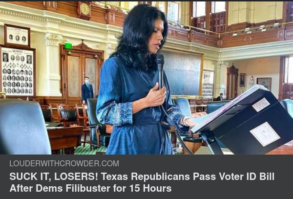 Texas & Röstnings-ID