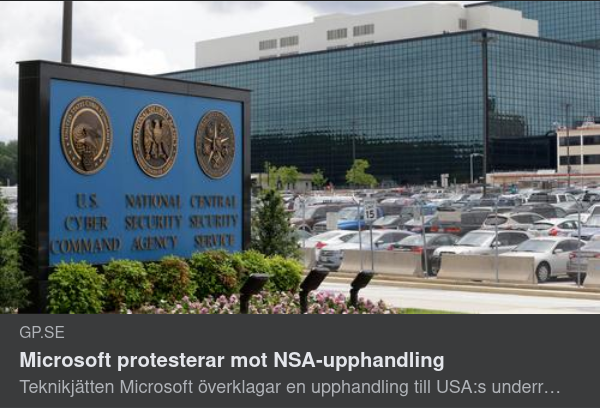 Microsoft & NSA
