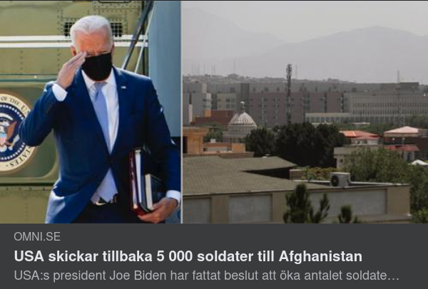 Tillbaka I Afghanistan Med 5000 Soldater