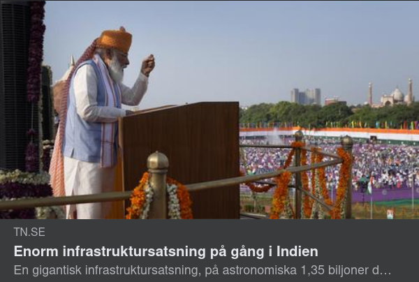 Indisk Infrastruktursatsning & Energi