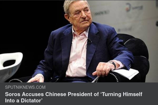 Soros Gnäller På Xi