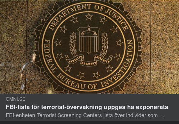 Exponerad Övervakningslista