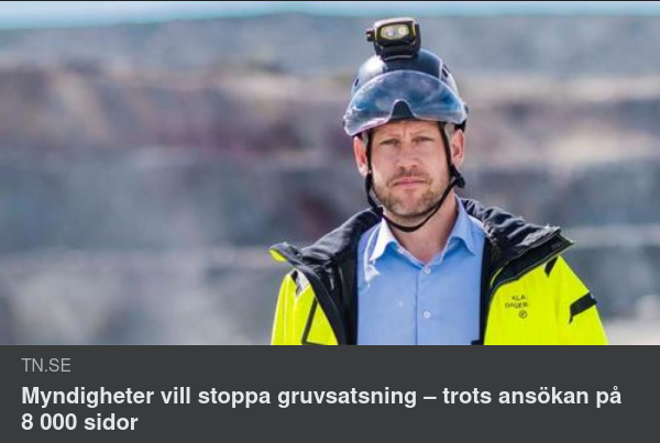 Kaunis Irons Järnmalmsbrytning I Pajala