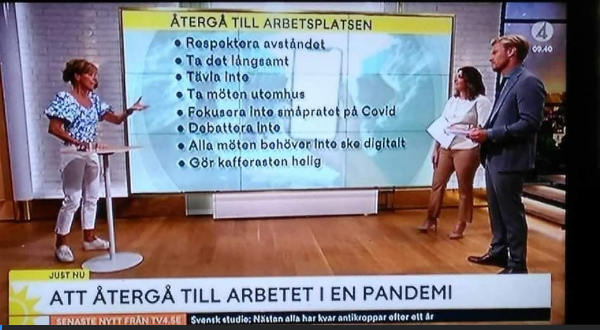 Pandemiarbetsåtergångsinstruktioner