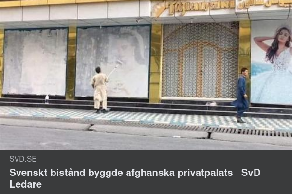 Palatsbyggande Svenskt Bistånd