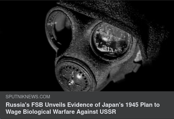 Från Japans Biologiska Krigslaboratorium Mot Genmanipulering