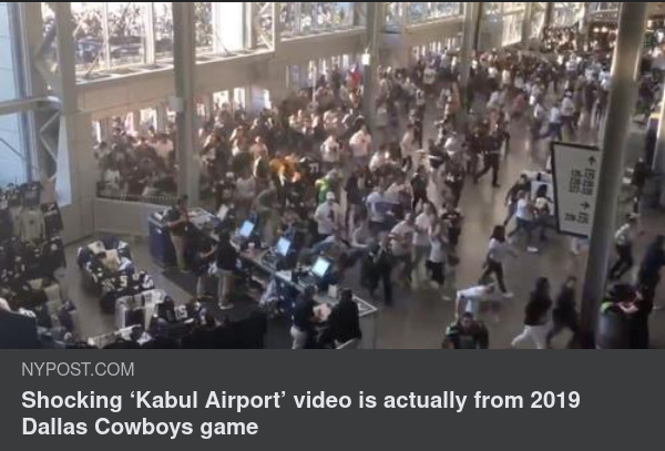 Från Kabul Airport Till Dallas Cowboys