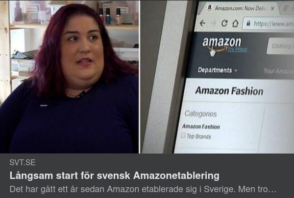 Långsamt För Amazon I Sverige