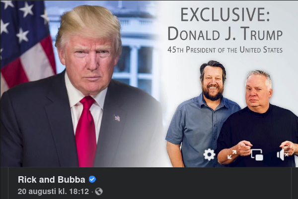 Trump Hos Rick & Bubba