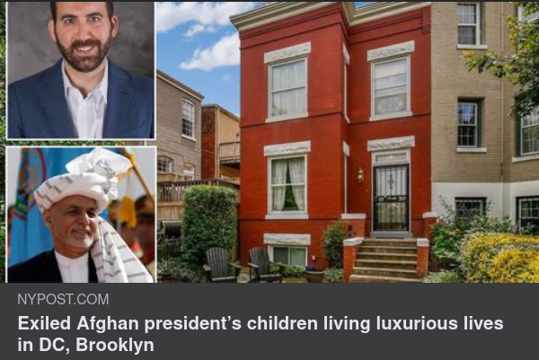 Amerikanskt Lyxliv För Afghanska Presidentbarn