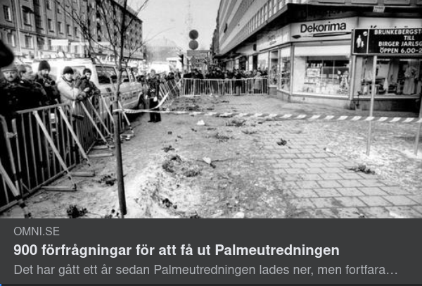 900 Palmeutredningsförfrågningar