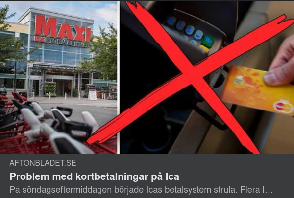 Kortbetalningsproblem