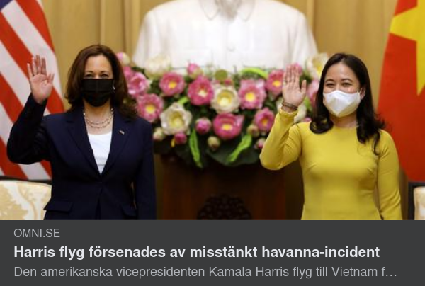 Havannaincidentsförsenad Kamala