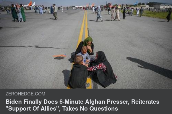 Afghanistan & Bidens Göranden & Låtanden