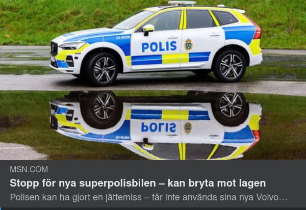 Olaglig Superpolisbil