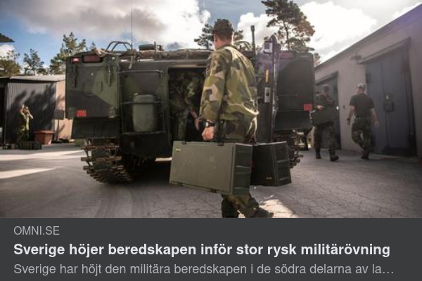 Höjt Beredskapsläge & Marinkår