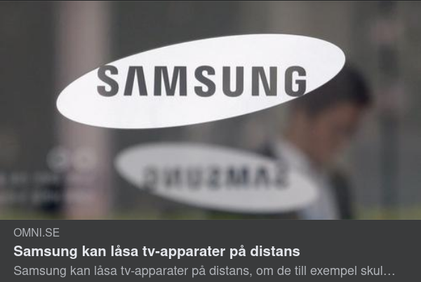 TV-Distanslåsningsfunktion