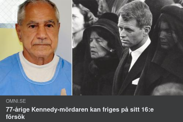 Frisläppt Kennedymördare?