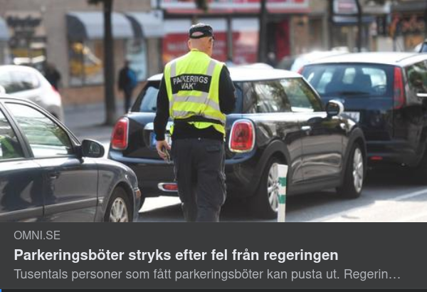 Parkeringsbotsstrykande