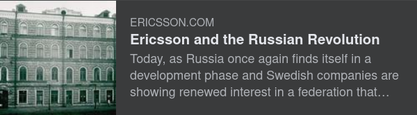 Ericsson & Den Ryska Revolutionen