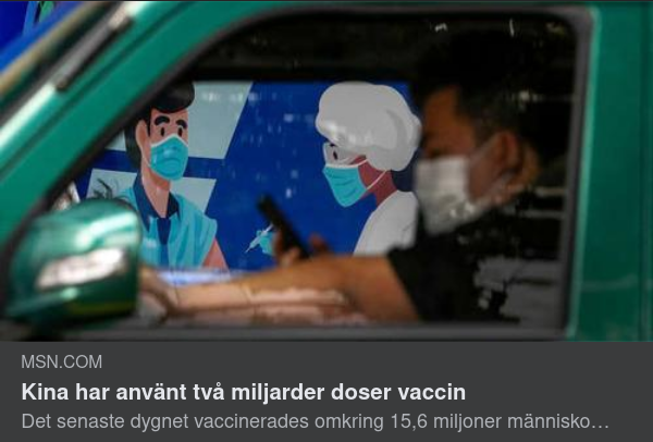 Miljarddoserat I Kina