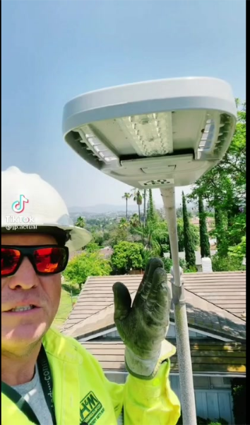 Sändande Gatubelysning