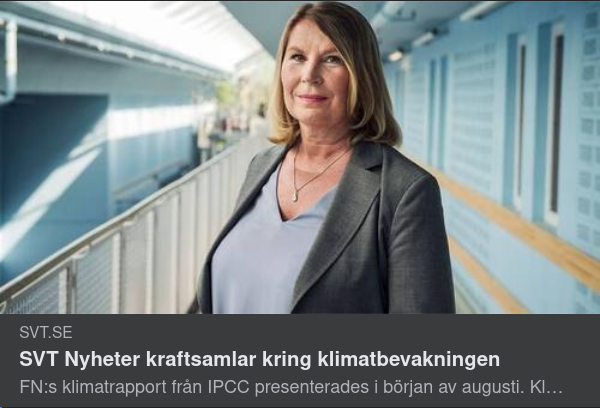 Klimatbevakningskraftsamlande SVT