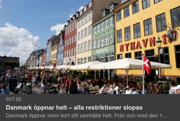 Danmark Öppnar Helt