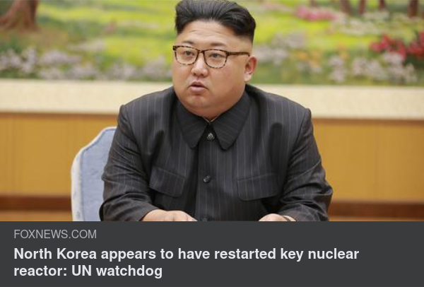 Återstartad Kärnreaktor I Nordkorea