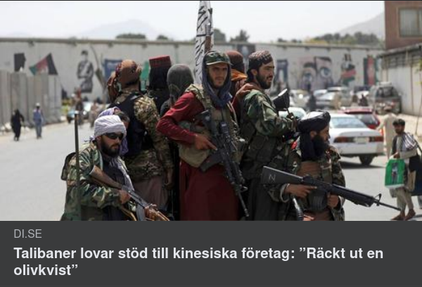 Talibaner, Kina & Ericsson I Afghanistan