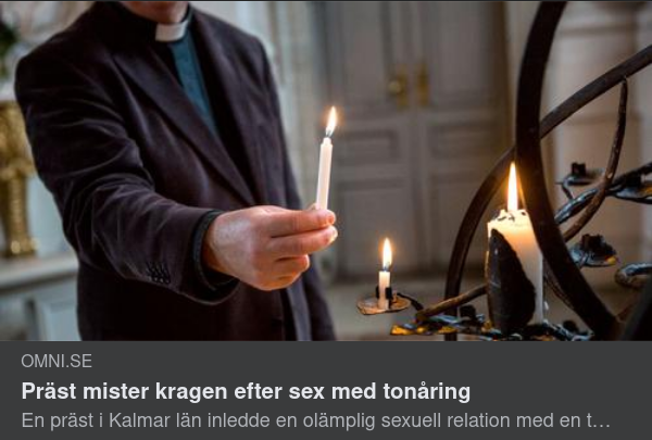Sexuellt Förlorad Prästkrage