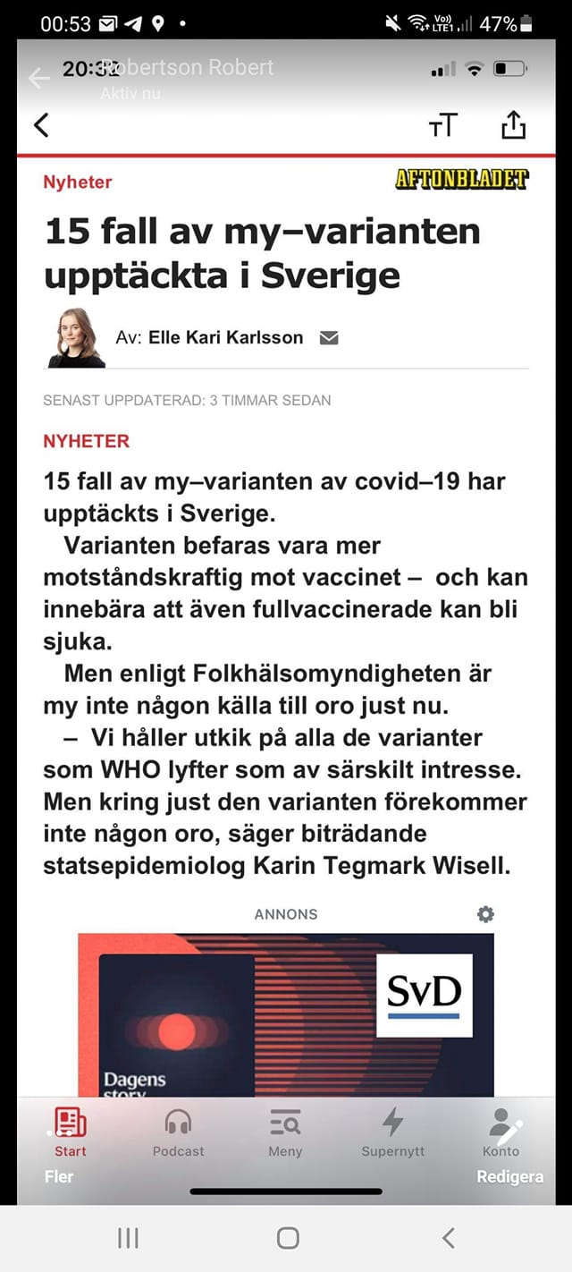 Ingen My-Oro I Sverige