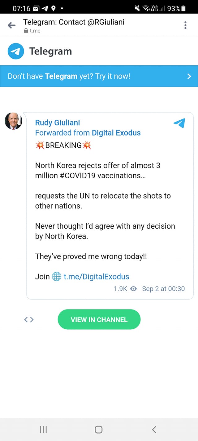 Vaccinnekande Nordkorea