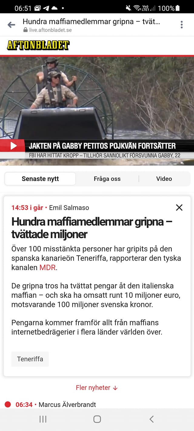 100 Maffiamedlemmar Gripna För Internetbedrägerier & Pengatvätt
