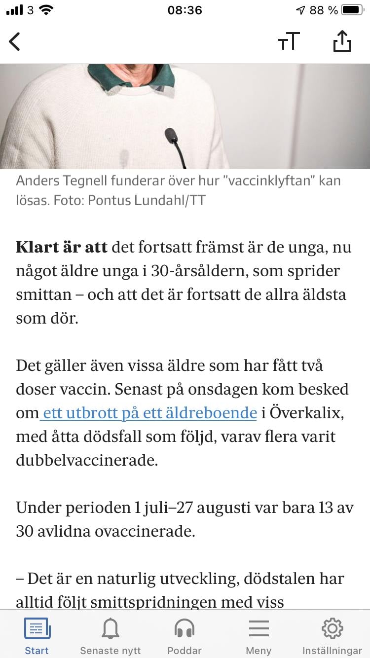 Dödsfrekvent Åldersgrupp