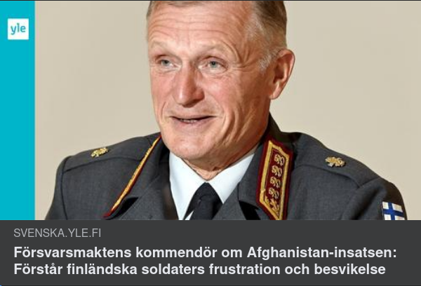 Kivinen, Afghanistan & Den Viktigaste Försvarslinjen