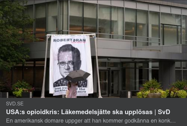 Kursad Läkemedelsjätte I Opinionssyfte