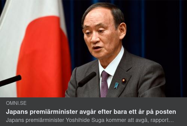 Japans PM Avgår Efter Ett År